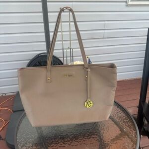 Furla Tan Tote Bag with Spacious Design